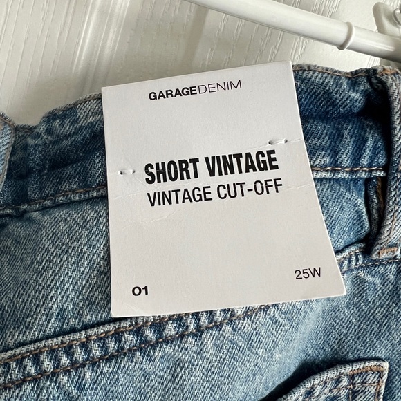 Brand new Garage denim shorts sz 01 25 - Picture 3 of 5